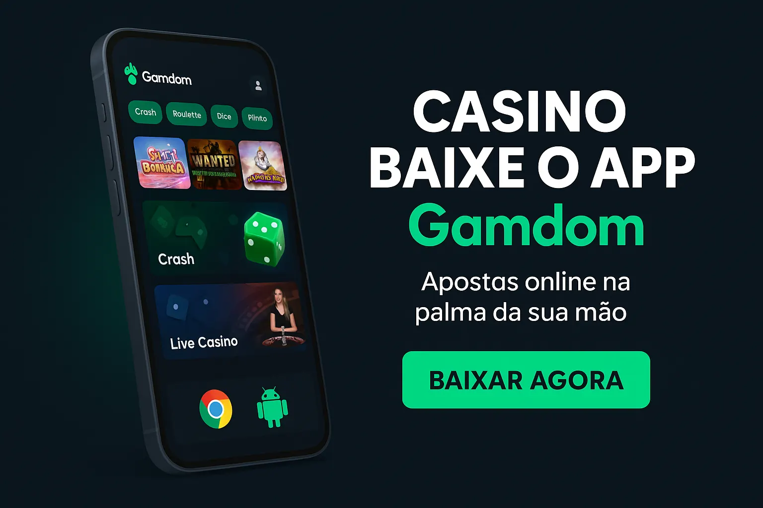 Baixar o Gamdom Cassino App