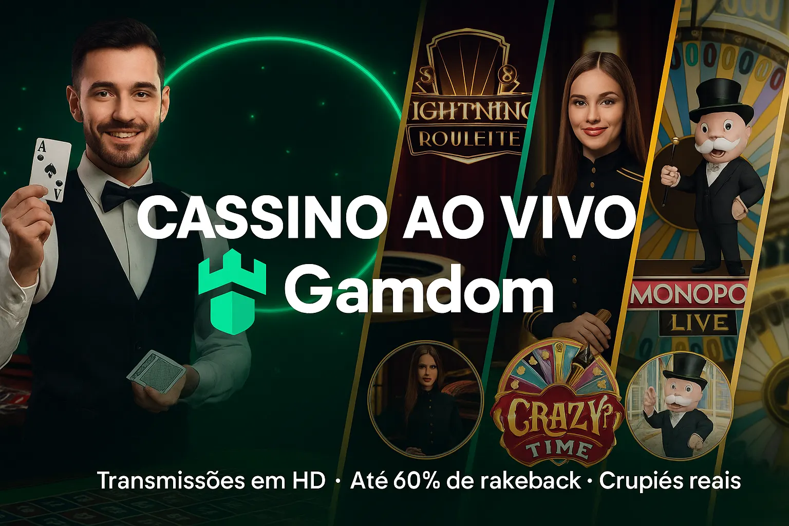 O Gamdom Live Casino lança promoções regularmente