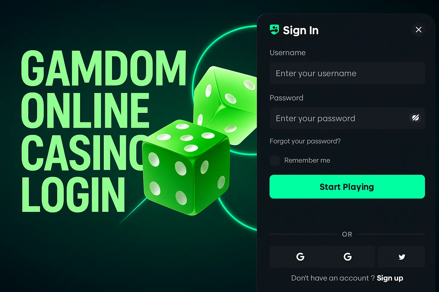 Não Perca tempo, o rRgistro na site Gamdom